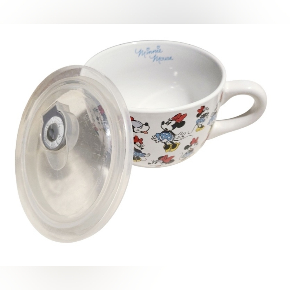 Disney Minnie Mouse Souper Mug W/ Vented Lid